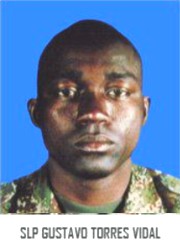 Soldado Profesional Gustavo Torres Vidal, asesinado por las FARC